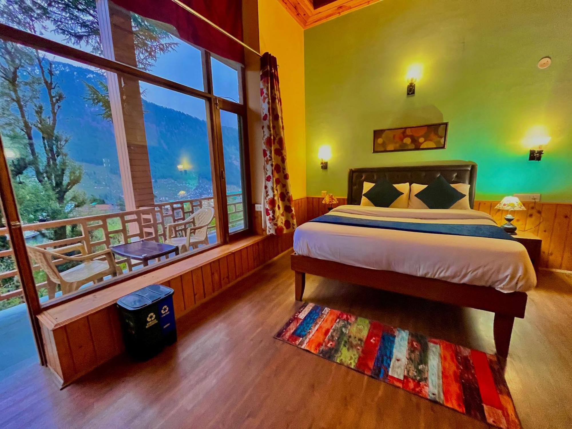 The Manu Emerald # Farmhouse # Top Selling Cottage In Manali # Peaceful Heritage Cozy Stay # Lawn With Bonfire # Most Awarded Exterior photo